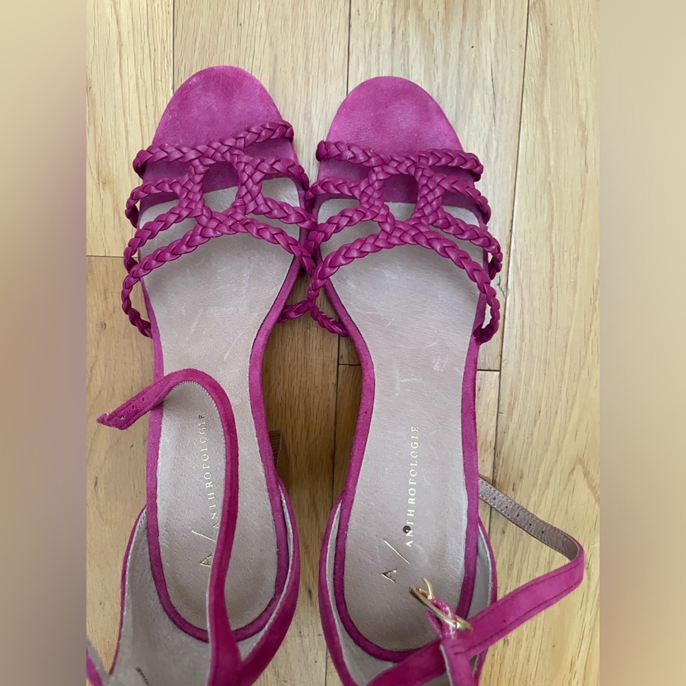 ANTHROPOLOGIE Summer high heel sandals